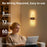 ASW001 / ASW002 Water Transfer Wood Grain LED Motion Sensor Magnetic Wall Lamp Touch Control Long Strip Bedside Wall Light - Rectangular  /  Wood Grain - 3