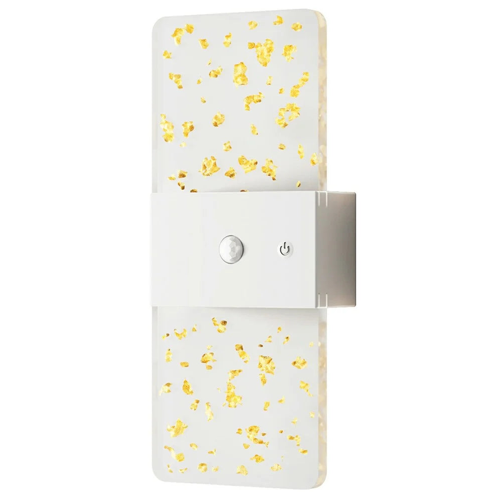 ASW003  /  ASW004 Standard Version Magnetic Wall Lamp Motion Sensor Rechargeable Long Strip Bedside Wall Light - Rectangular  /  White - 1