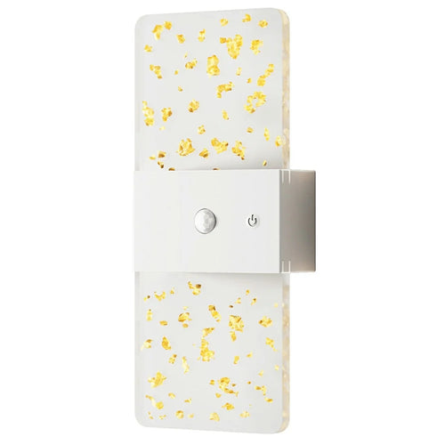 ASW003  /  ASW004 Standard Version Magnetic Wall Lamp Motion Sensor Rechargeable Long Strip Bedside Wall Light - Rectangular  /  White - 1
