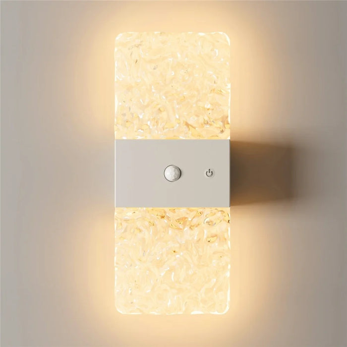 ASW005  /  ASW006 Standard Version Magnetic Wall Light LED Motion Sensor Cordless Touch Control Wall Lamp - Rectangular  /  White - 2