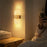 ASW005  /  ASW006 Water Transfer Wood Grain Magnetic Wall Light LED Motion Sensor Cordless Touch Control Wall Lamp - Rectangular  /  Wood Grain - 7