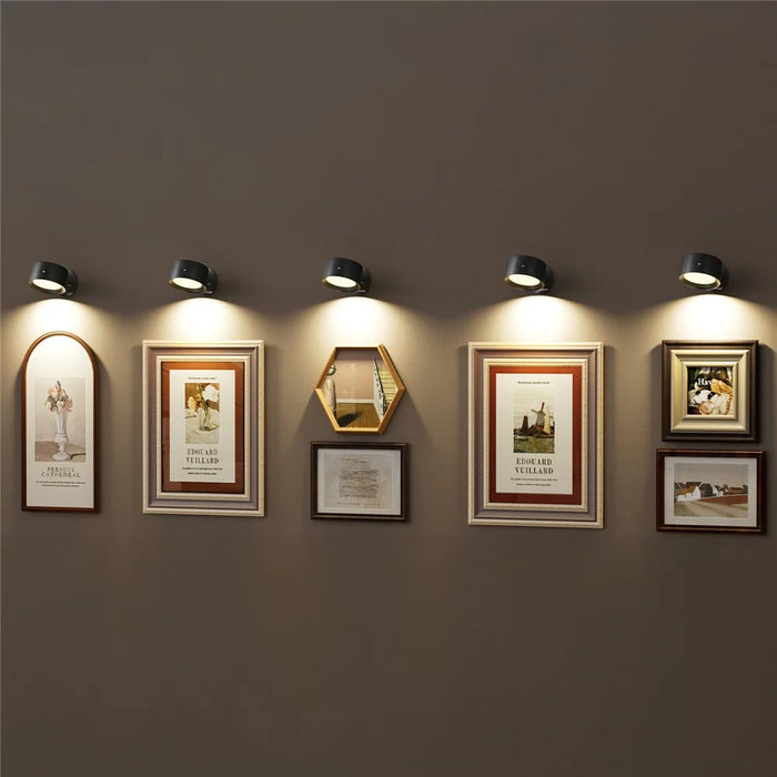Wall Mounted RGB Picture Light with Remote Control Dimmable LED Spotlight for Artwork Display - 4