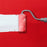 Glue Tray Brush Set Silicone Container with Roller Reusable Paint Tray Woodworking Adhesive Applicator - Red - 6