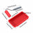 Glue Tray Brush Set Silicone Container with Roller Reusable Paint Tray Woodworking Adhesive Applicator - Red - 7