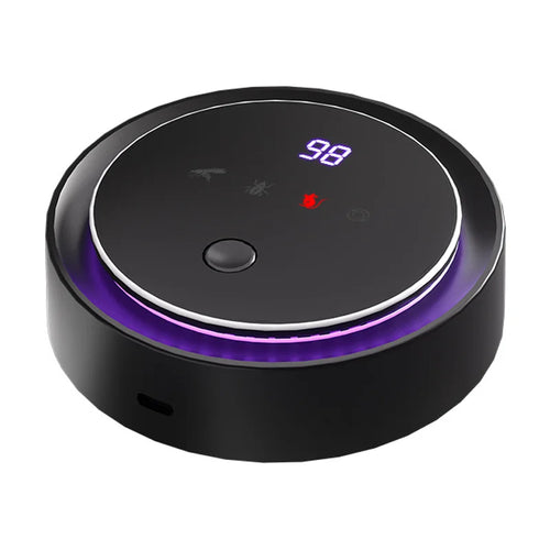Ultrasonic Pest Repeller Rechargeable Intelligent Frequency Variation 4 Modes Rodent Mosquito Repellent - Black - 1