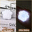 LED Touch Sensor Keychain Light USB-C Rechargeable Purse Handbag Light for Finding Items - Paw  /  White - 5