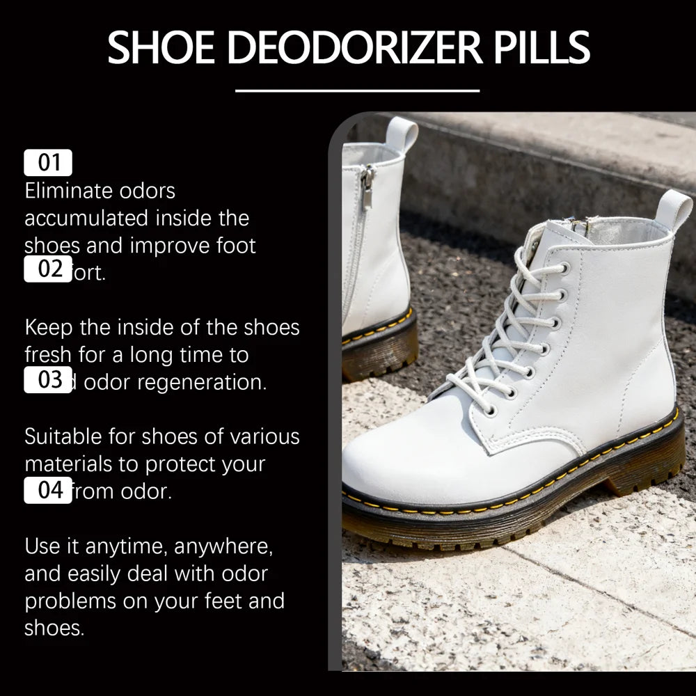 JUE-FISH 2Pcs Portable Shoe Deodorizer Capsules Fresh Scent Deep Odor Eliminator - 2Pcs - 4