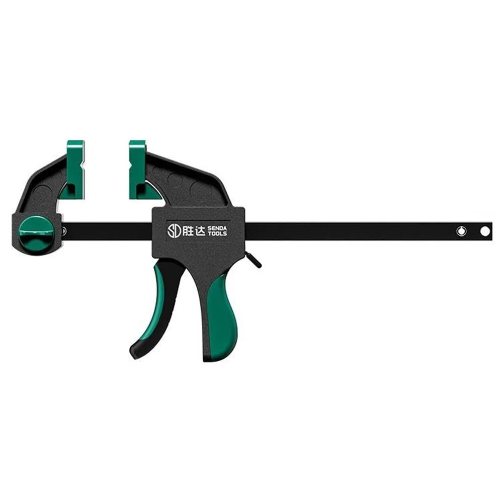 SENDA TOOLS 8 Inch Woodworking Clamp F-Type Heavy Duty Dual-Direction Adjustable Trigger Quick Release Clamp - 1