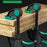 SENDA TOOLS 8 Inch Woodworking Clamp F-Type Heavy Duty Dual-Direction Adjustable Trigger Quick Release Clamp - 6