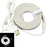 4m 5V USB LED Strip Light with Double-Sided Adhesive Tape Flexible Silicone Touch Dimming Lamp Tape for Mirror - 3000K  /  Warm White Light - 1