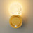 TWL004 Indoor Acrylic Motion Sensor Magnetic Wall Light Hill Texture Rechargeable Touch Control LED Stair Lamp - Gold - 1