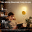 TWL006 Acrylic Bedside Night Light USB Rechargeable LED Motion Sensor Touch Dimmable Atmosphere Lamp - 1W Gold Foil Edition/Gold - 3