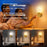 TWL006 Acrylic Bedside Night Light USB Rechargeable LED Motion Sensor Touch Dimmable Atmosphere Lamp - 1W Gold Foil Edition/Gold - 5