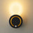TWL005 LED Wireless Touch Control Acrylic Wall Light USB Rechargeable Magnetic Motion Sensor Night Light - 1W Crystal Style/Black - 1