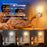 TWL005 LED Wireless Touch Control Acrylic Wall Light USB Rechargeable Magnetic Motion Sensor Night Light - 1W Crystal Style/Black - 5