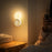 TWL005 LED Wireless Touch Control Acrylic Wall Light USB Rechargeable Magnetic Motion Sensor Night Light - 1W Crystal Style/Black - 7