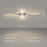 80cm Modern Wave LED Warm Wall Light Dual-Direction Dual Light Iron Nordic Style Wall Lamp for Bedroom Living Room - Black - 5