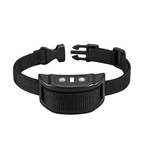 Anti Bark Collar IP68 Waterproof Rechargeable Dog Training Device with Sound Static Modes - 853B/Black - 1