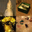 10Pcs Button Battery Operated Copper Wire String Lights 2m 20-LED Fairy Lamp for DIY Decoration - Warm White - 4