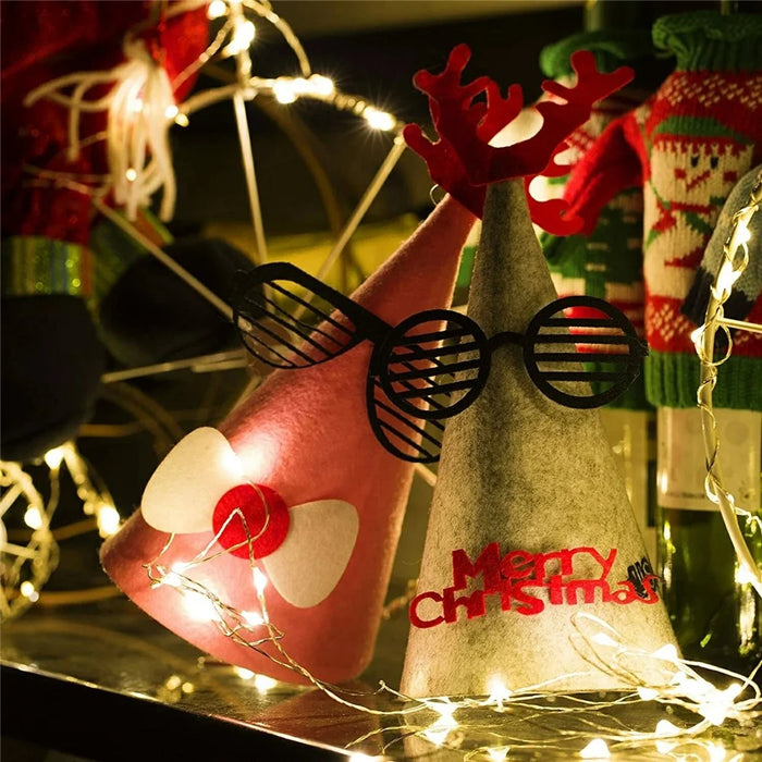 5m 50-LED USB Powered Copper Wire String Lights Remote Control 8 Modes Timer Fairy Lamp for Christmas Party Home Decoration - Warm White - 3