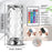 RS-ZSTD Size L Crystal Lamp 16 Color Changing RGB Night Light USB Charging Romantic LED Rose Shape Diamond Texture Table Lamp with Touch APP Remote Control - 3