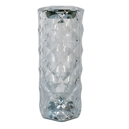 RS-ZSTD Size L Table Lamp RGB 16 Colors Crystal Desktop Lamp Rose Diamond Shaped Light Christmas Decoration with Touch and Remote Control - 1
