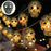 1.5m 10-LED Halloween String Light Painted Skull Warm White Party Decoration, 2A Continuous On - 4