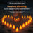 HZ-K03 LED Flame Lamp 2000K Warm Light Dimmable Rechargeable for Camping Outdoor Decor - 5