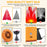 HZ-K02 Simulation Flame LED Lamp 1800mAh Rechargeable Halloween Pumpkin Firepit Light - Black - 6