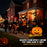 Halloween Pumpkin Lantern Retractable LED Night Light 1800mAh Type-C Rechargeable - Orange - 3