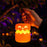 Halloween Pumpkin Lantern Retractable LED Night Light 1800mAh Type-C Rechargeable - Orange - 7