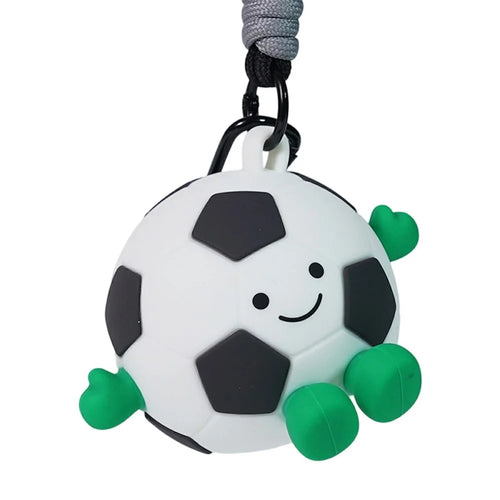 Sports Ball Silicone Night Light RGB Touch Dimmable USB-C Rechargeable Pendant Lamp - Football - 1