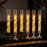 4Pcs Simulation Candle Copper Wire LED Lamp with Remote Control Battery Powered Halloween Table Decor - Black Base - 2