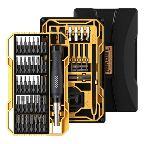 JAKEMY JM-8186 Multifunction Precision Screwdriver Set Portable Repair Tool Kit for Watches, Cameras - Yellow - 1