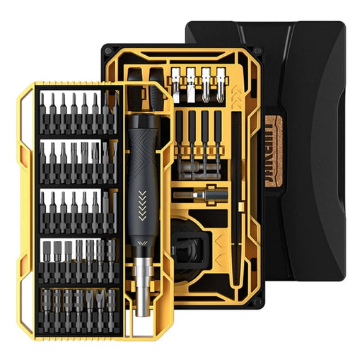 JAKEMY JM-8186 Multifunction Precision Screwdriver Set Portable Repair Tool Kit for Watches, Cameras - Yellow - 1