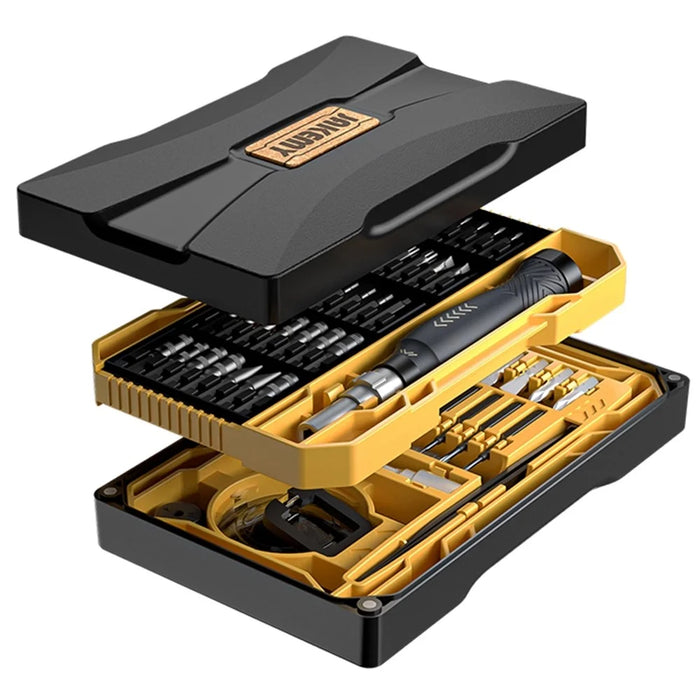 JAKEMY JM-8186 Multifunction Precision Screwdriver Set Portable Repair Tool Kit for Watches, Cameras - Yellow - 2