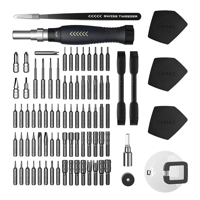 JAKEMY JM-8186 Multifunction Precision Screwdriver Set Portable Repair Tool Kit for Watches, Cameras - Yellow - 3
