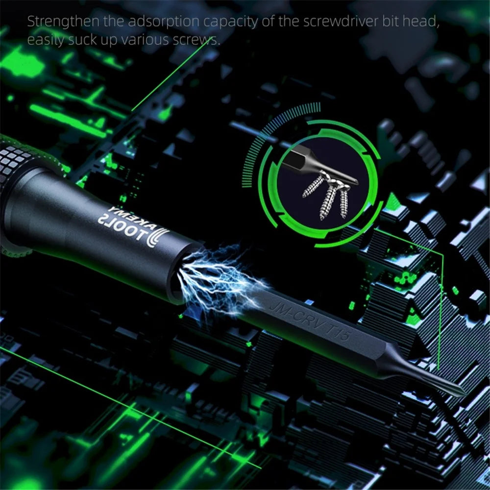 JAKEMY JM-8187 Portable Precision Screwdriver Set for Glass, Cellphones Lightweight Repair Tools - 5