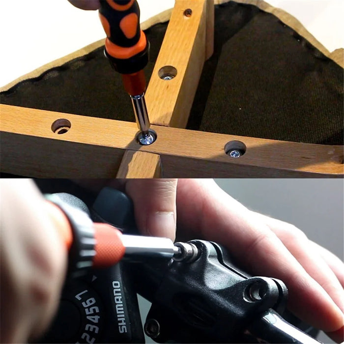 JAKEMY JM-6124 Portable Screwdriver Combo Set with 45 Bits Household Multifunction Repair Tool Kit - 5