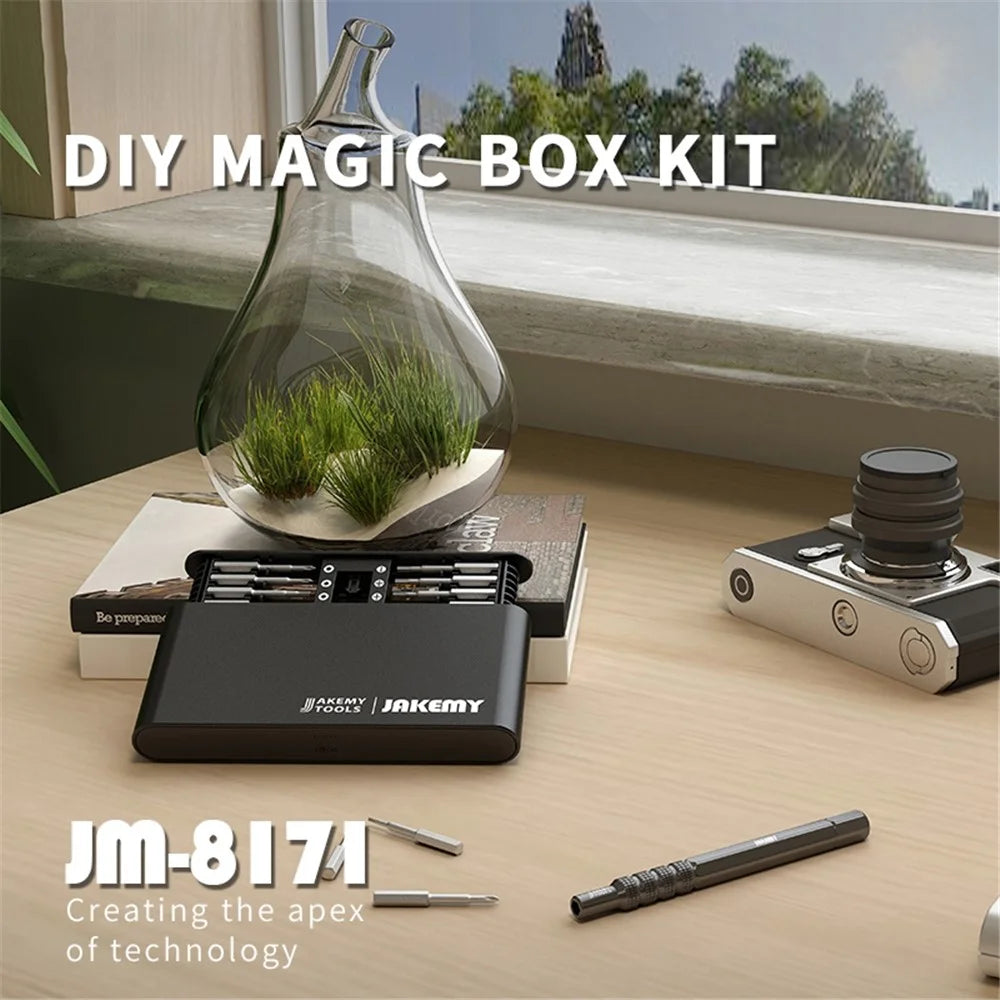 JAKEMY JM-8171 17-in-1 Precision Screwdriver Set Clock Watch Glasses Repair Tools Kit - 4