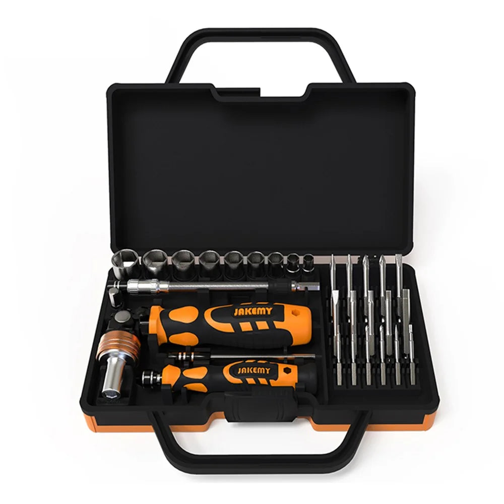 JAKEMY JM-6121 33-in-1 Household Screwdriver Set Portable Repair Tool Bits for TVs, Computers - 6