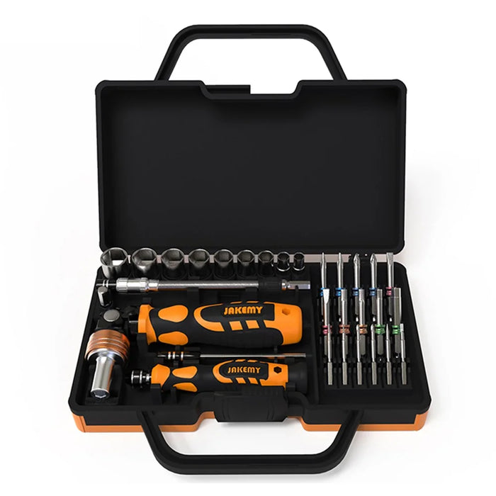JAKEMY JM-6123 31-in-1 Multifunction Hardware Hand Tool Set Portable Screwdriver Bits for TVs, Computers - 6