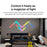 FWWSA8-23-12 12PCS DIY WiFi Smart RGBW LED Lamp Wall Light Bar Home Decoration - US Plug - 2
