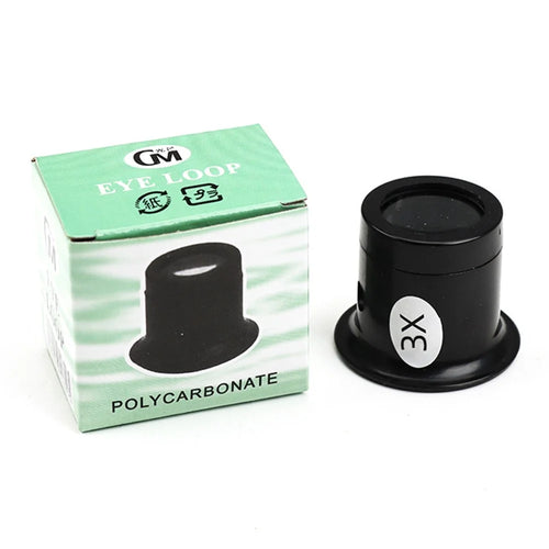 GM 3X Magnifying Jewelry Watch Repair Eye Loupe Loop Monocular Magnifier Glass Watchmakers Tool - 1