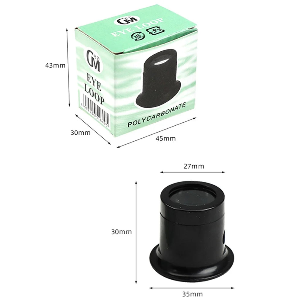 GM 3X Magnifying Jewelry Watch Repair Eye Loupe Loop Monocular Magnifier Glass Watchmakers Tool - 5