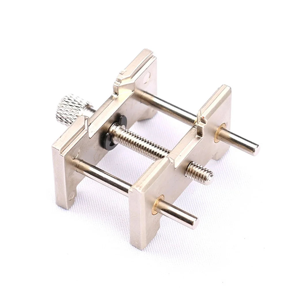 Reversible Metal Watch Movement Holder Set Watchmaker Clamp Repair Tool - 4