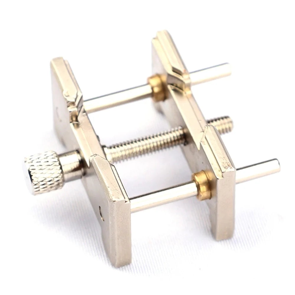 Reversible Metal Watch Movement Holder Set Watchmaker Clamp Repair Tool - 5