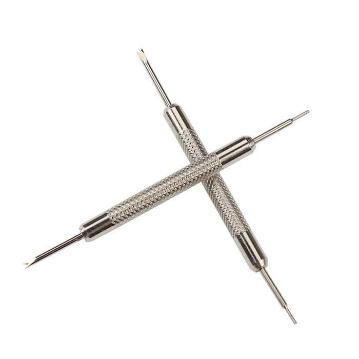 100Pcs Double-End Spring Bar Watch Band Tool Watch Wrist Bands Strap Removal Repair Fix Tools - 3
