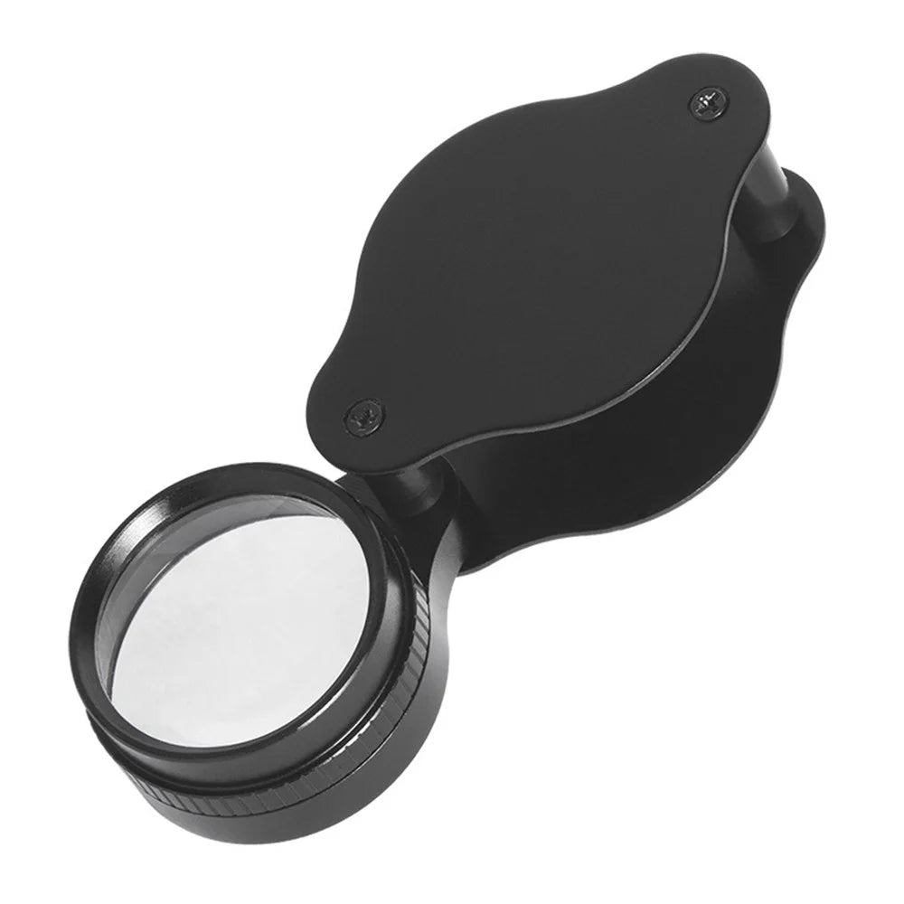 30mm Loupe Optical Glass Lens 30X Magnifier Jewelry Identification Folding Magnifying Glass - 1
