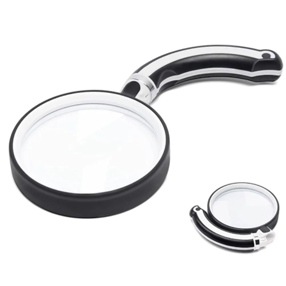 ZX75 75mm Lens 3.5X Magnifier ABS+Rubber+Glass Loupe Insect Observation Reading Folding Magnifying Glass - 1